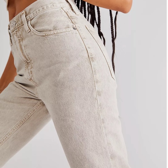 Citizens of Humanity Daphne Crop High-Rise Stovepipe Jeans NWT sz 24 - Picture 3 of 4